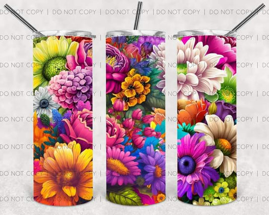 3D Floral 2 Tumbler