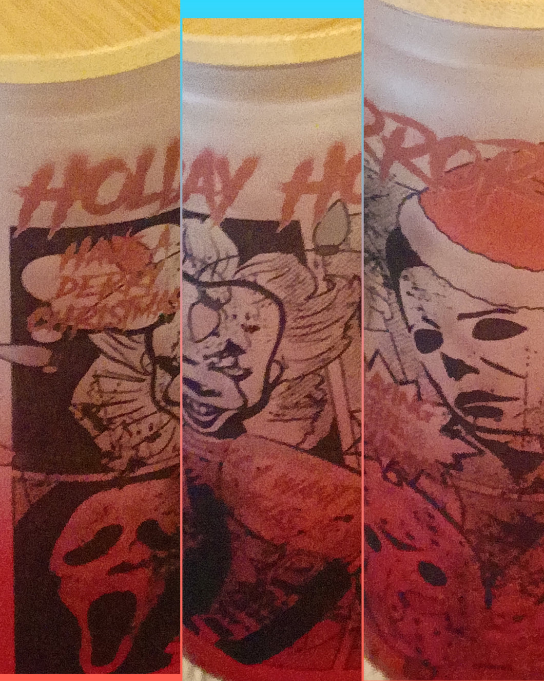 Horror Holiday Glass