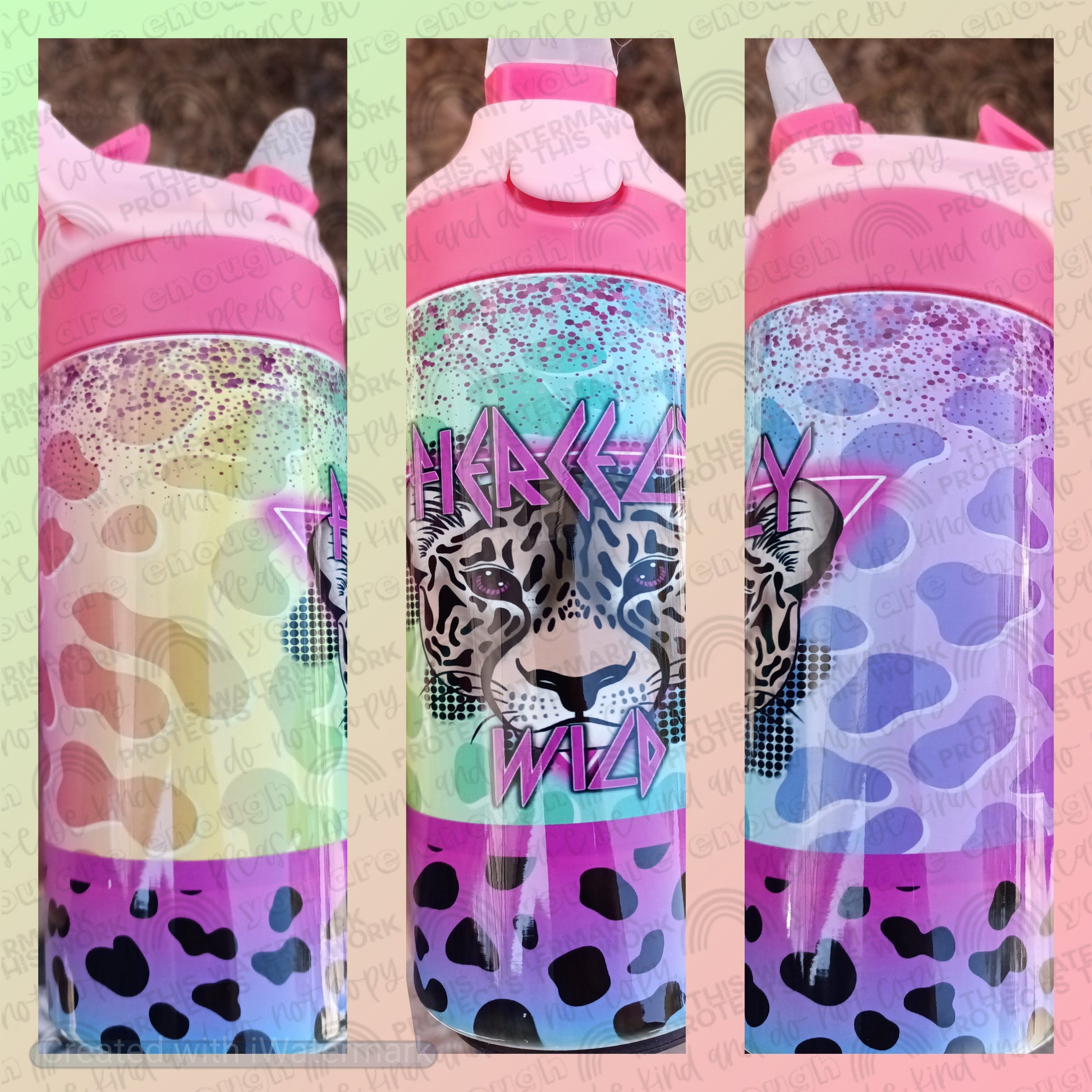 Fiercely Wild Tumbler/Sippy Cup