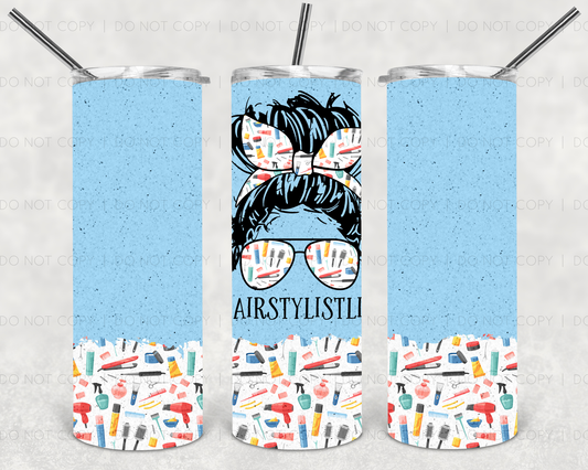 Hairstylist Life Messy Tumbler