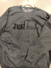 Load image into Gallery viewer, Just Breathe LS Tee or Crew
