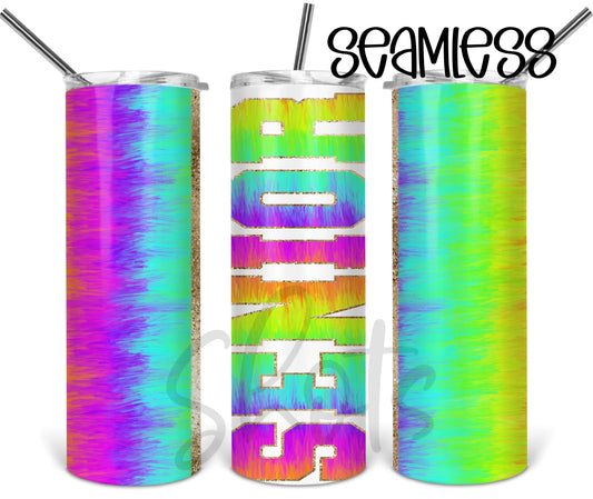 Senior Chenille Letter Style Tumbler
