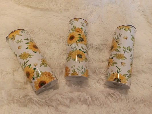 Sunflower Floral Tumbler