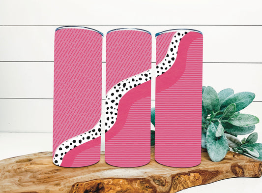 Pink Wavy Tumbler