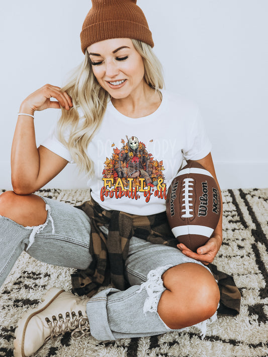 Fall & Football Y'all Tee