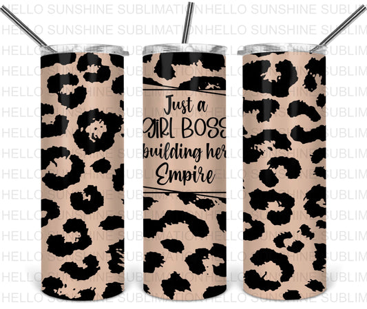 Just A Girl Boss Tumbler