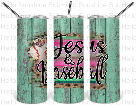 Jesus & Baseball Tumbler