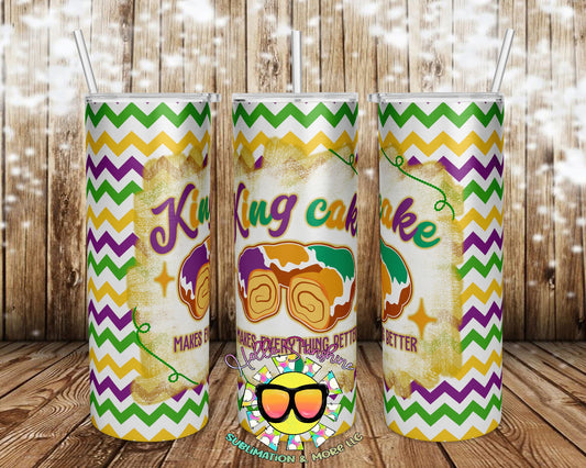 King Cake Tumbler