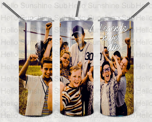 Legends Never Die Tumbler