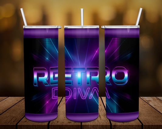 Retro Diva Tumbler