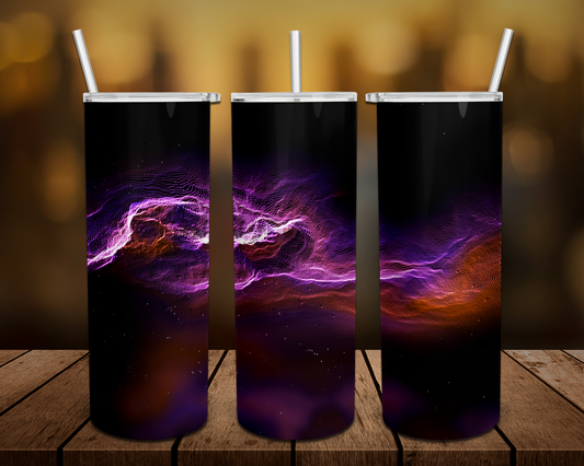 3-D Abstract Tumbler