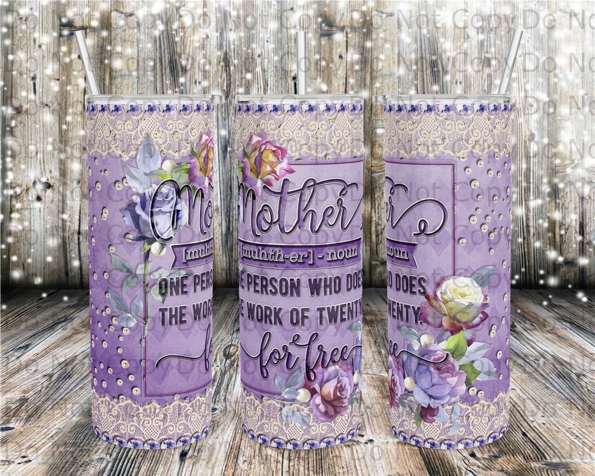 Mom Definition Tumbler Print