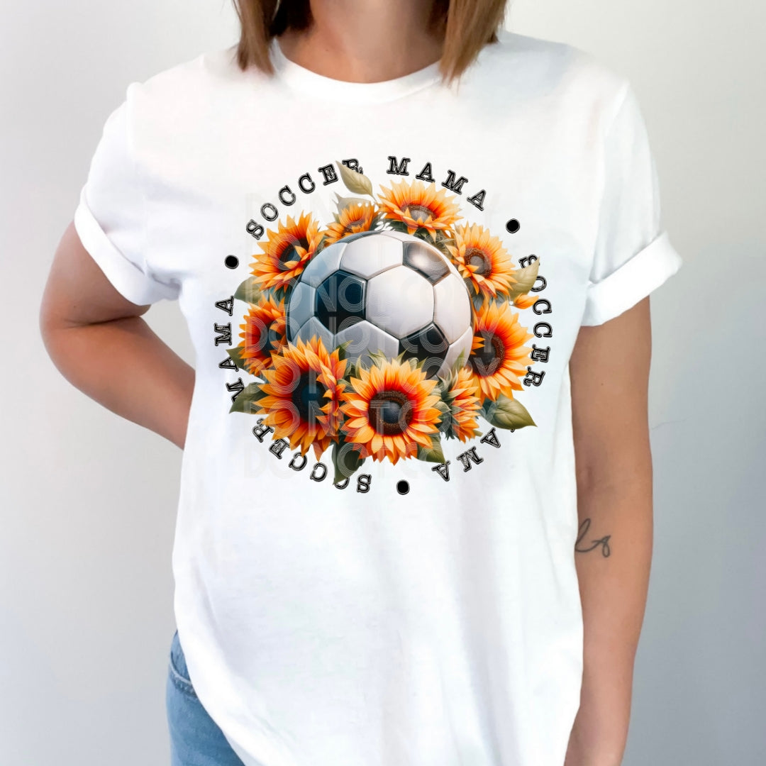 Soccer Mama Flower Tee