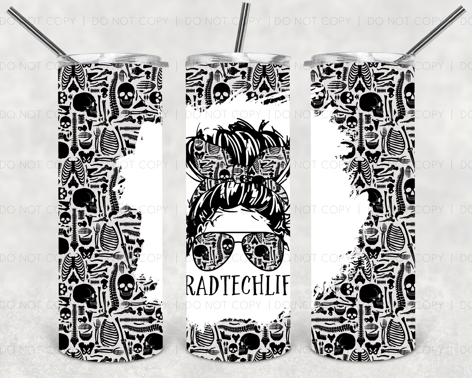 Rad Tech Life Messy Tumbler