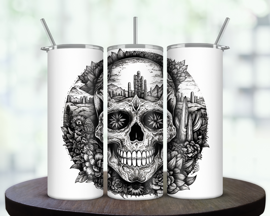 Skull Desert Tumbler