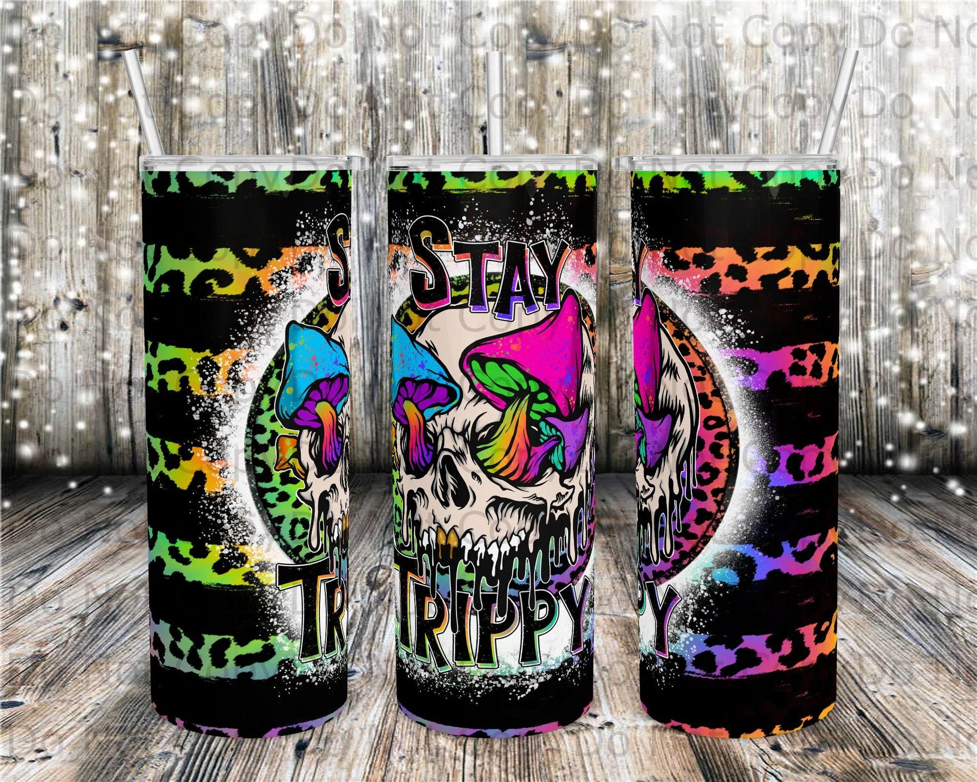 Stay Trippy Tumbler Print