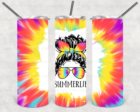 Summer Life Messy Tumbler