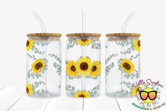 Sunflower 2 Glass