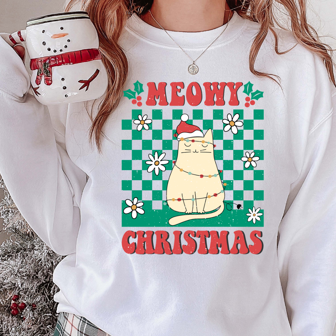 Meowy Christmas Tee