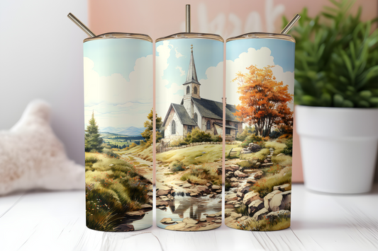 Country Church Tumbler