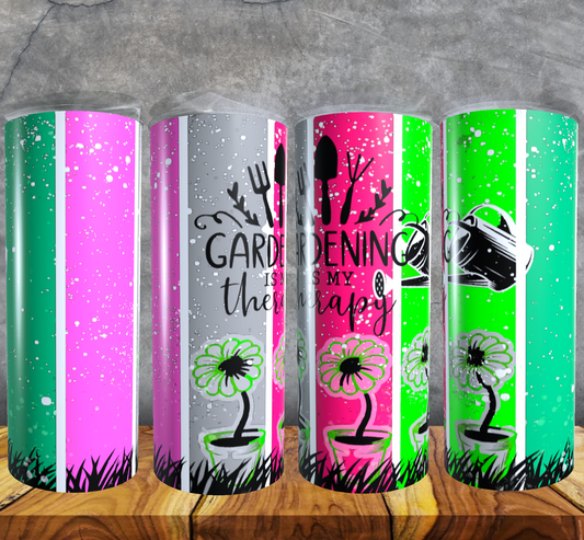 Gardening is my Therapy Tumbler