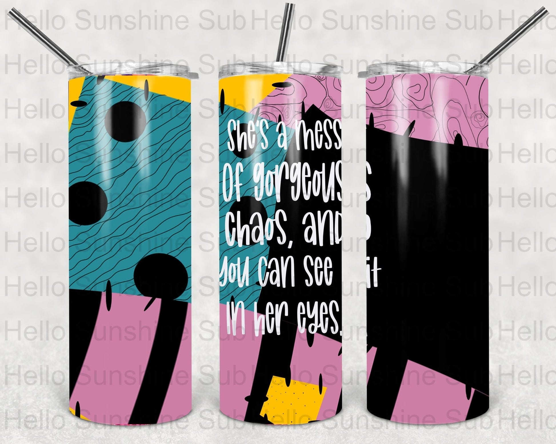 Gorgeous Chaos Tumbler