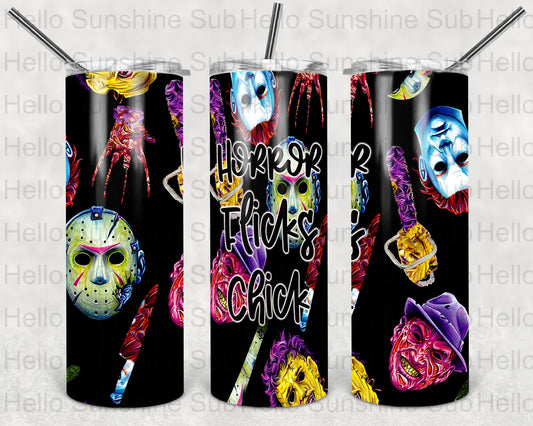 Horror Flicks Chick Tumbler