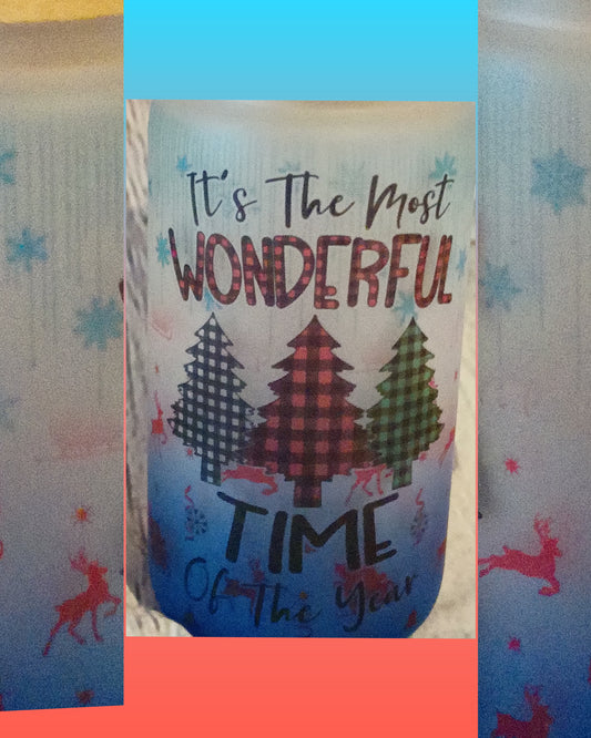 It’s the Most Wonderful Time of the Year Coffee Glass