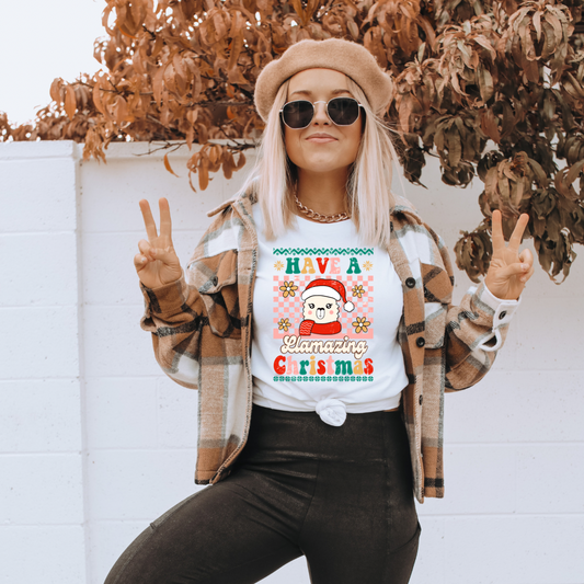 Have A LLamazing Christmas Tee