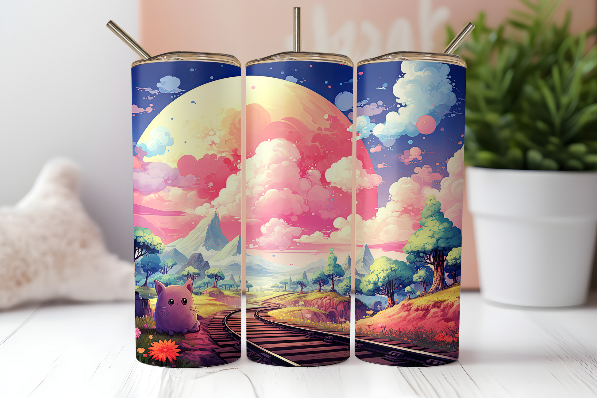 Kawaii Sky Tumbler