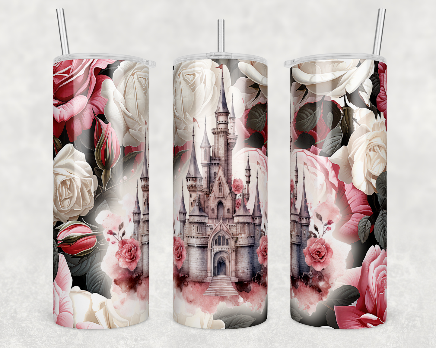 Pink Castle Tumbler