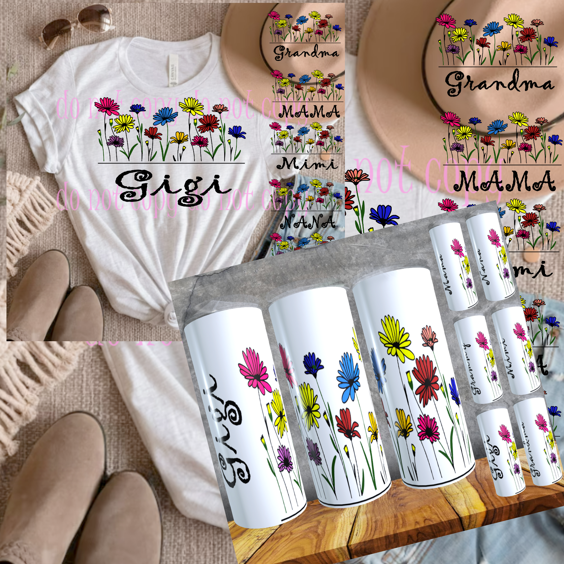 Mother's Day Flowers Tumbler