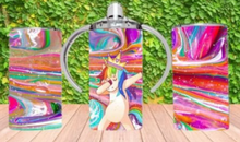 Load image into Gallery viewer, Unicorn Bright Kid&#39;s Tumbler/Sippy Cup
