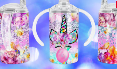 Unicorn Bubble Gum Kid's Tumbler/Sippy Cup